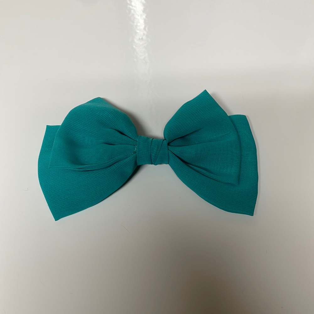 Teal Hair Bow